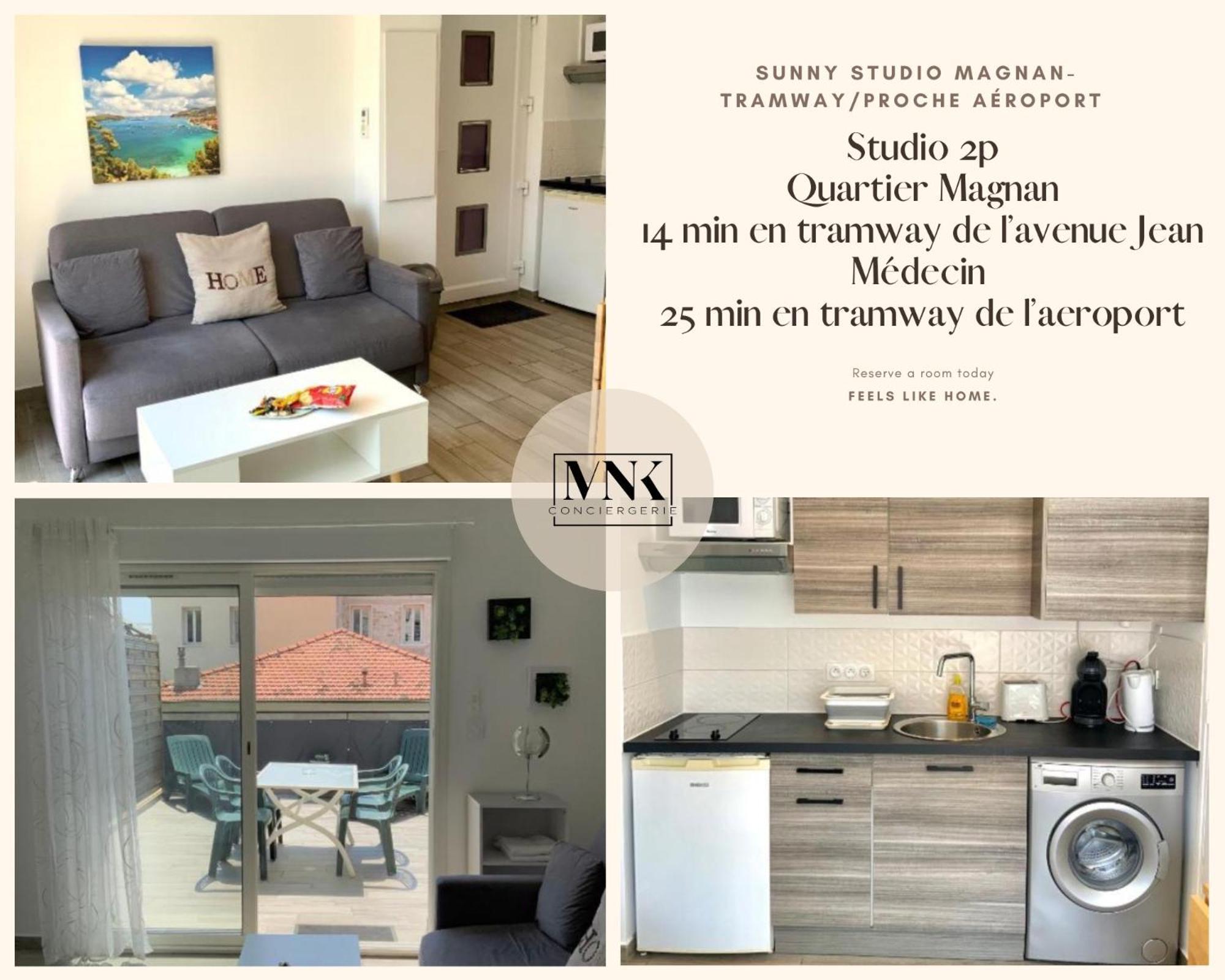 Apartment Sunny - Magnan, Tramway-proche Aeroport Nizza